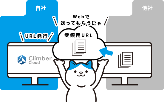 データ保存サービス（電子帳簿保存法対応）[ Web受領サービス(書
類受領) ]