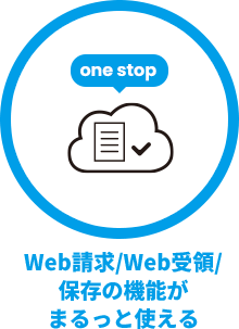 Web請求/Web受領/保存の機能がまるっと使える